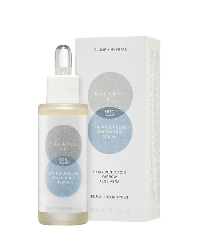 Balance Me Tri-Molecular Hyaluronic Serum, 30 ml.