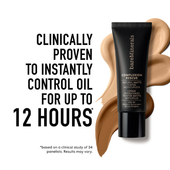BareMinerals Complexion Rescue Tinted Moisturizer Matte Foundation Sienna, 35 ml.