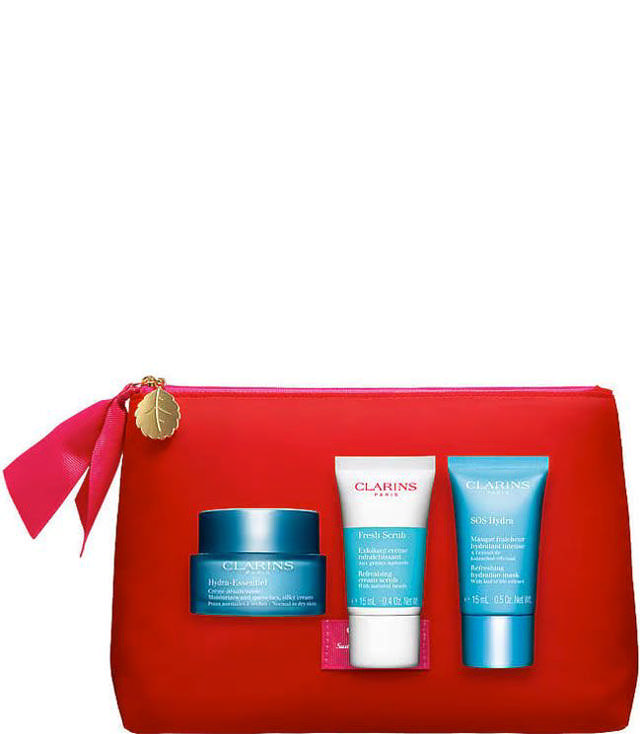 Clarins Hydra Essentiel gaveæske - Værdi 535,-