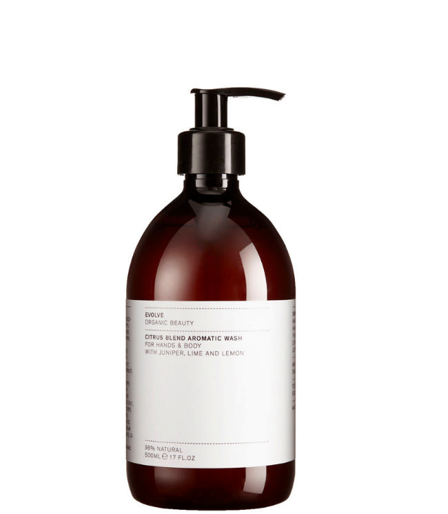 Evolve Organic Beauty Citrus Blend Aromatic Wash, 500 ml.