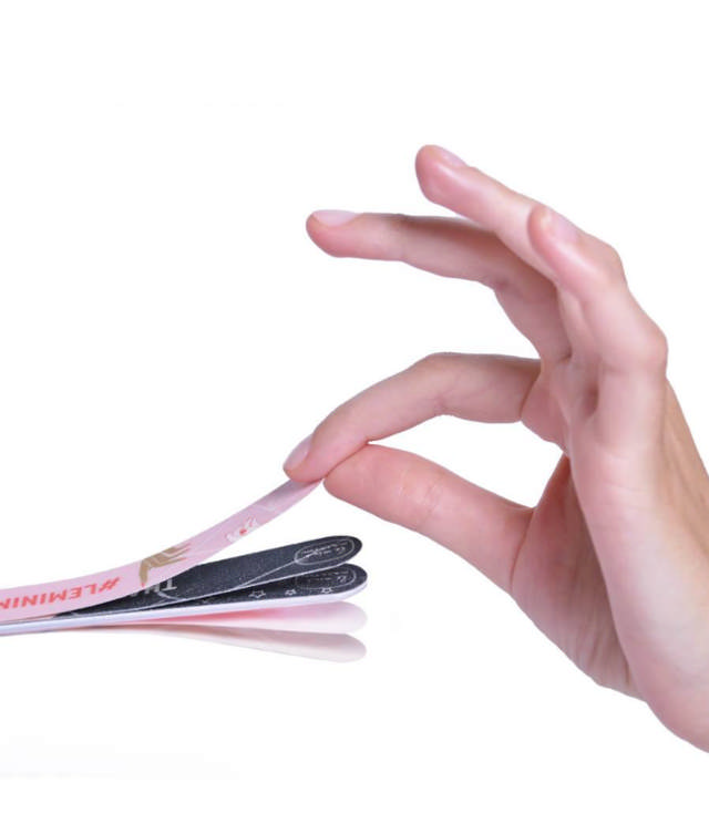 Le Mini Macaron Nail File (6-in-1 Peel Off) Glam & Go