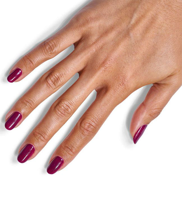 Le Mini Macaron Single Gel Polish Dark Plum, 10 ml.