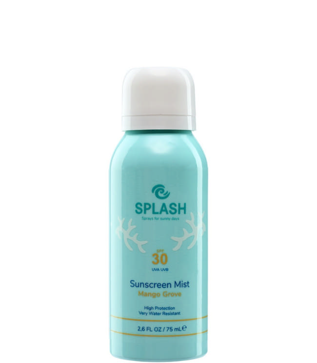 SPLASH Mango Grove Sunscreen Mist SPF 30 - Travel Size, 75 ml.